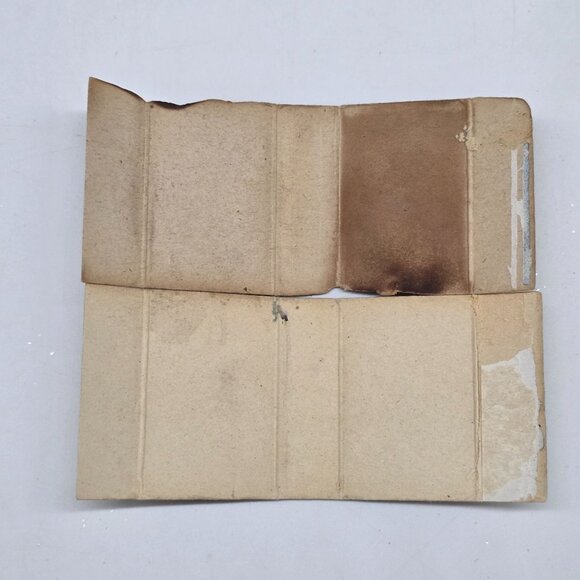 Vintage Tetley Ales Safety Matches Box The Market & Cricketers Illustrations - Picture 7 of 7